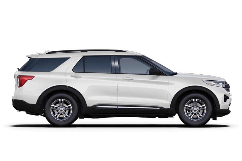 Vedere din lateral a Ford Explorer