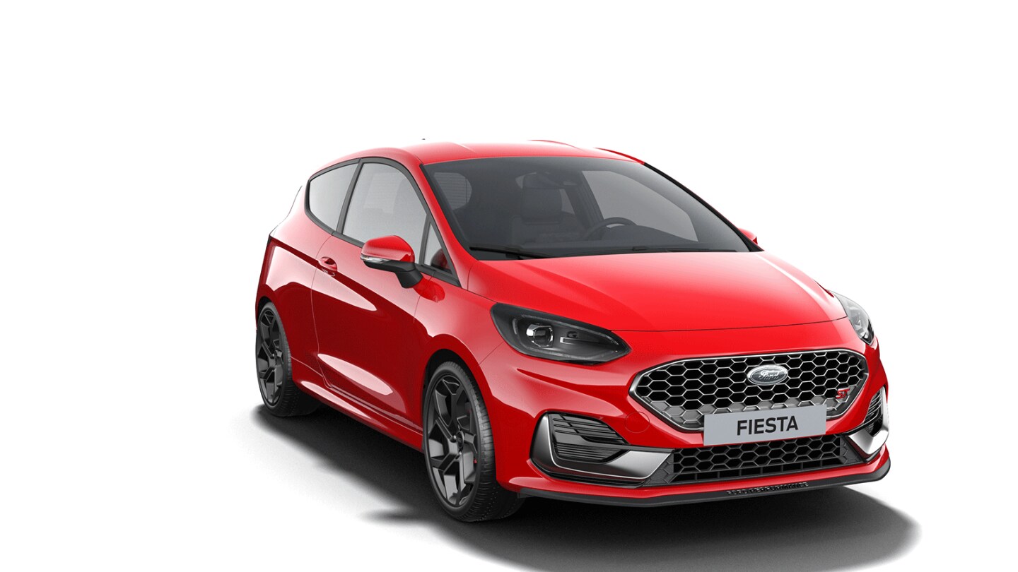 Ford Fiesta ST X from 3/4 front view