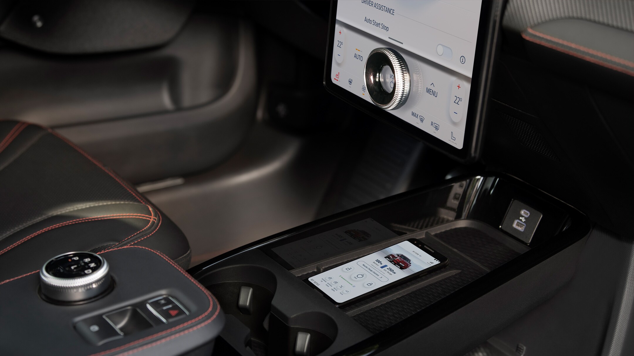Ford Mustang Mach-E incarcare wireless dispozitive