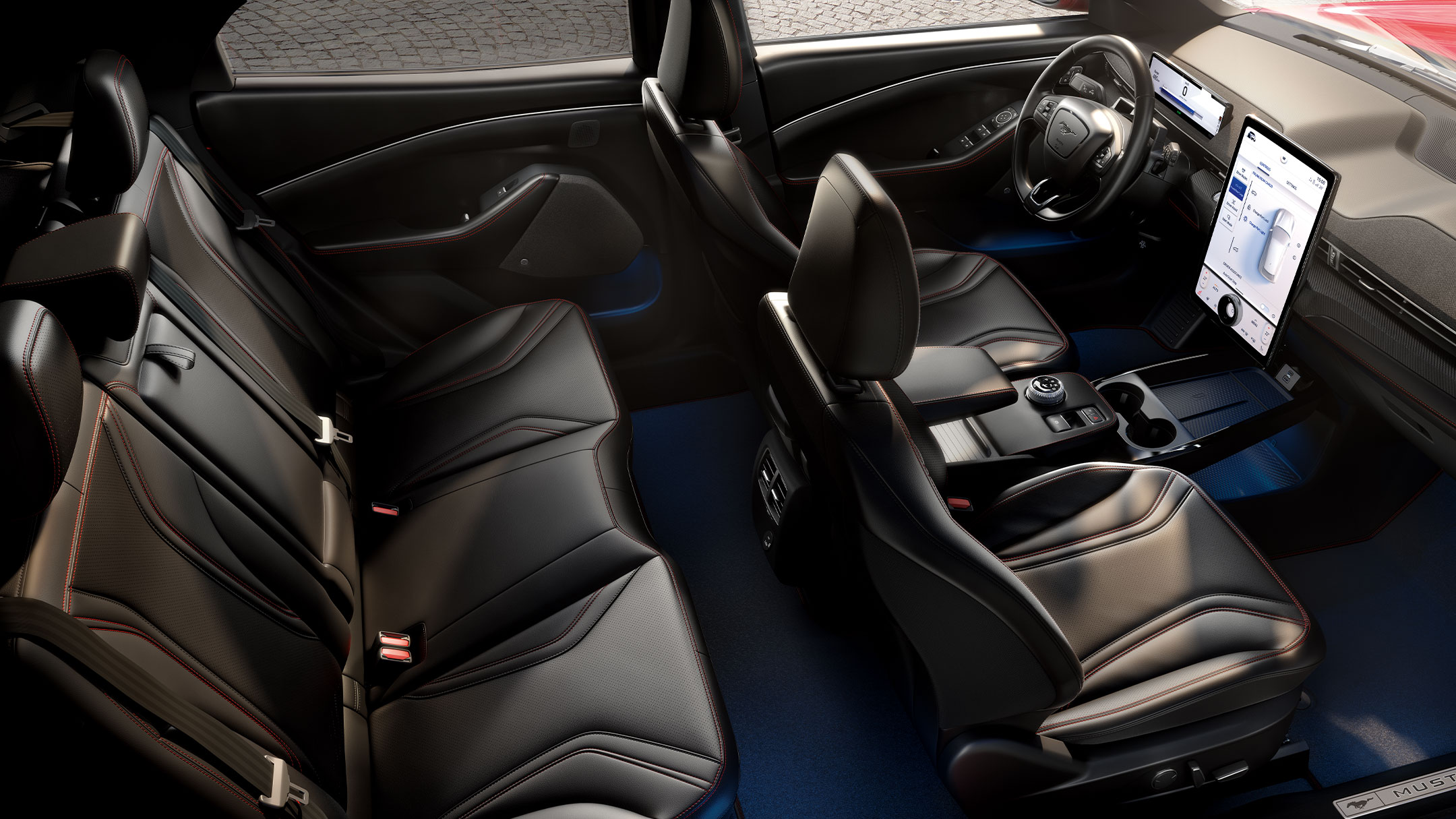 Ford Mustang Mach-E interior scaune de piele