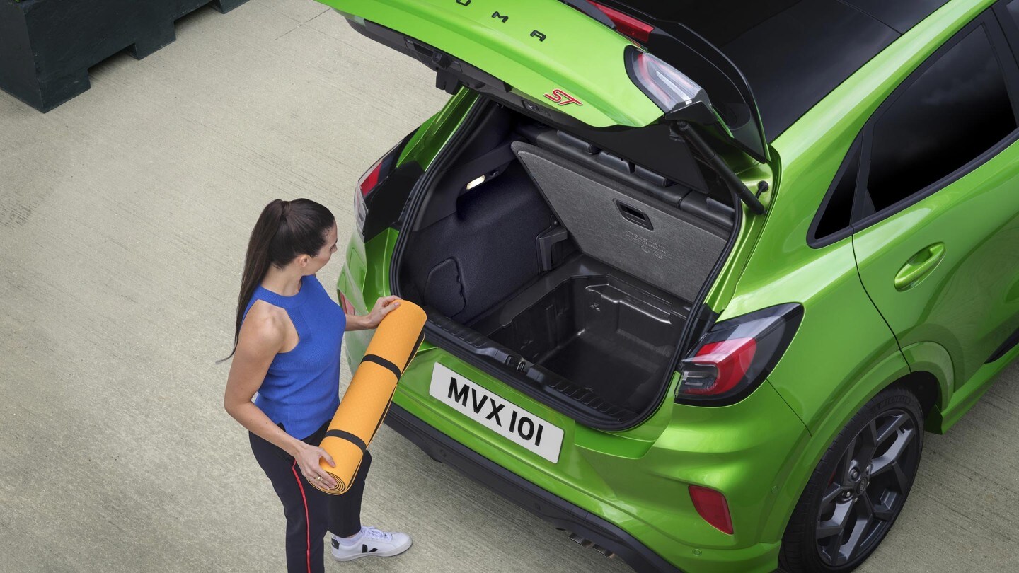 Ford Puma ST compartiment MegaBox Ford Puma ST compartiment MegaBox