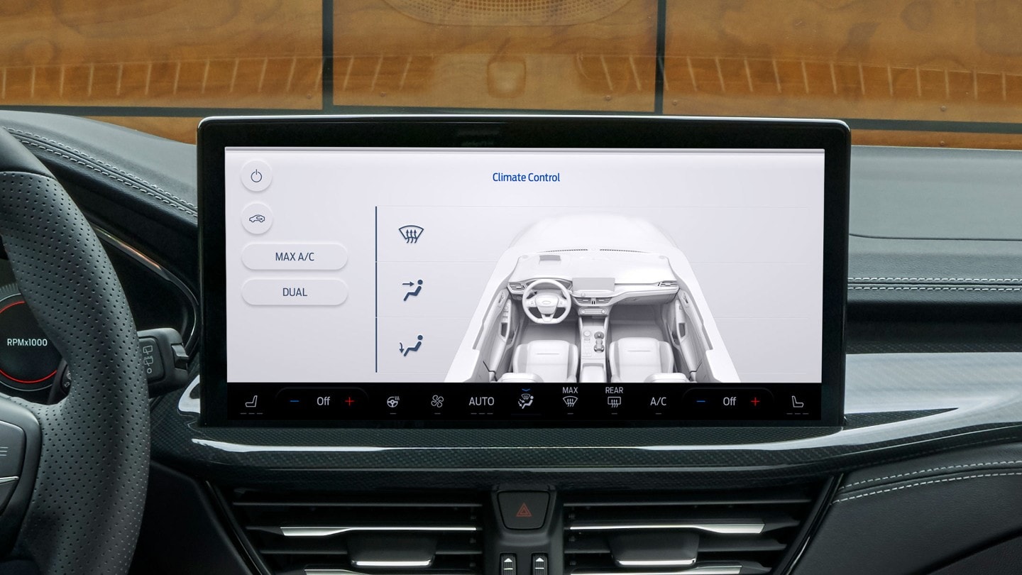 Close up to Ford SYNC 4 with 13.2” Touchscreen