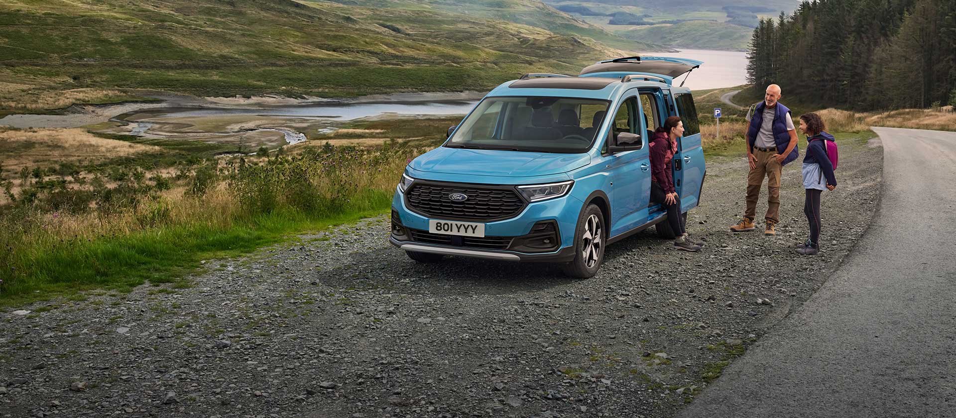 Ford Tourneo Connect- bară protecție față