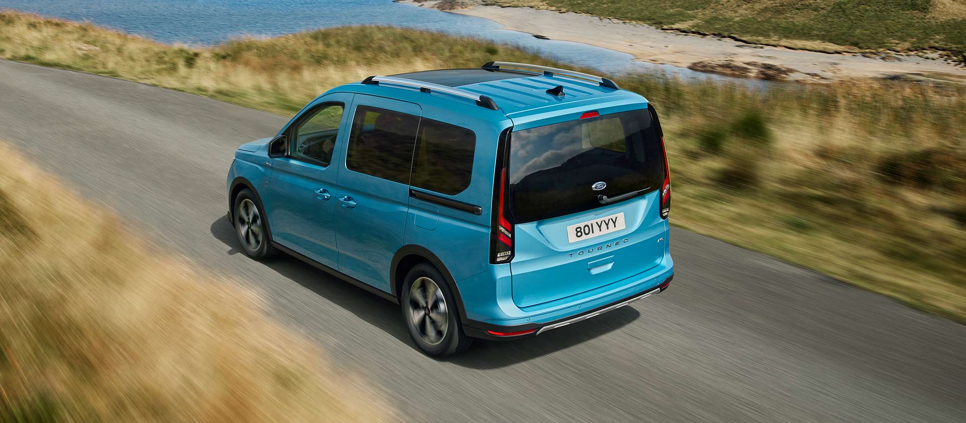 Ford Tourneo Connect- vedere spate lateral