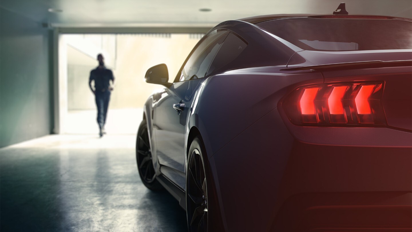 All-New Ford Mustang exterior close up on back lights