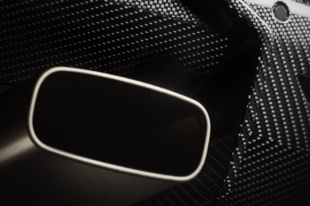 Detaliu caroserie fibră de carbon Ford Mustang GTD