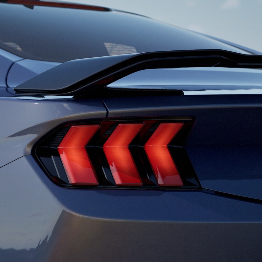 Ford Mustang Dark Horse rear view