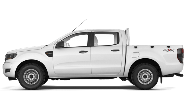 Ford Ranger Double Cab in white