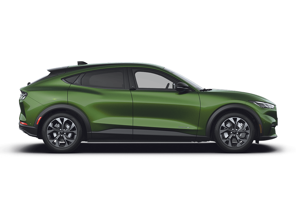 Profil lateral al unui Mustang Mach-E