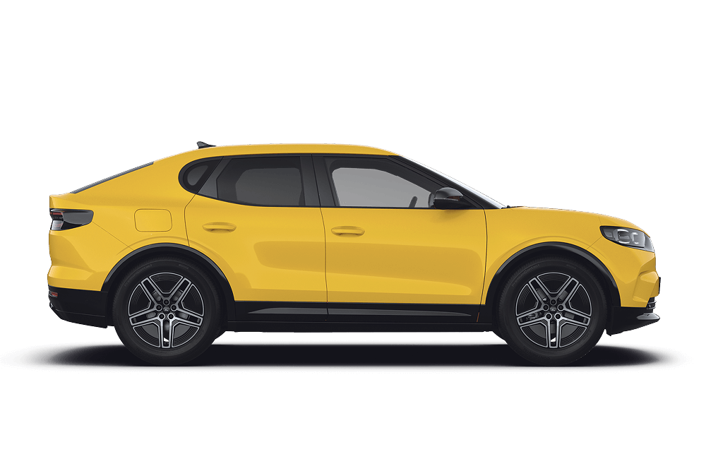 Profil lateral al unui Capri