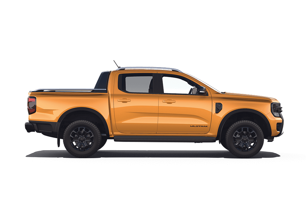 Vedere din lateral a Ford Ranger