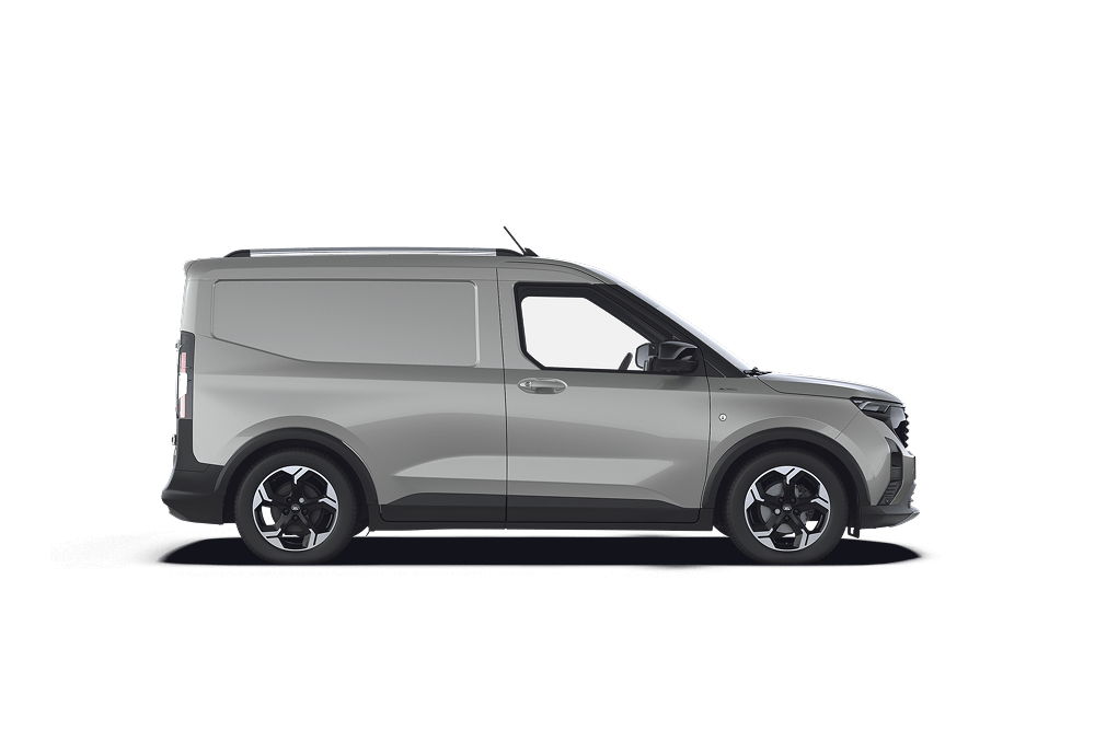 Vedere din lateral a Ford Transit Courier