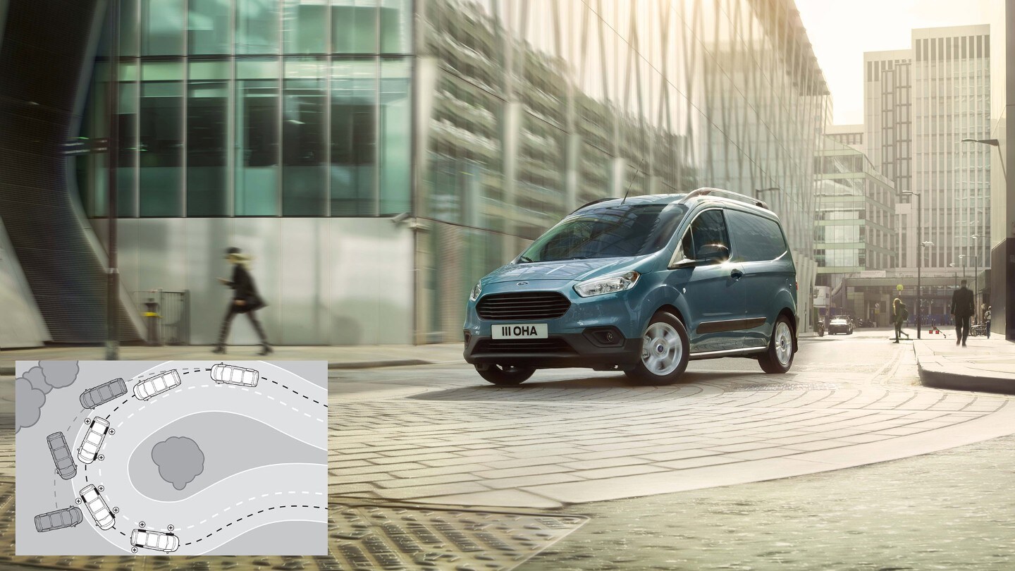Ford Courier in motion on street