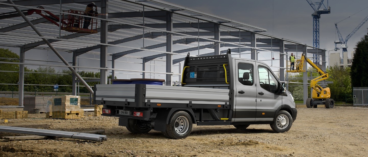 Ford Transit Chassis Double Cab side view