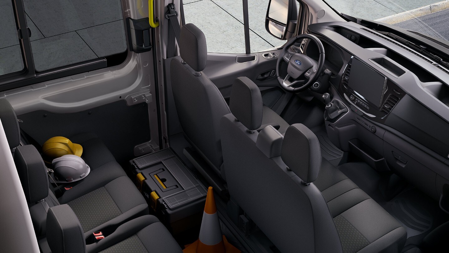Ford Transit Chassis Double Cab-in-Van interior view