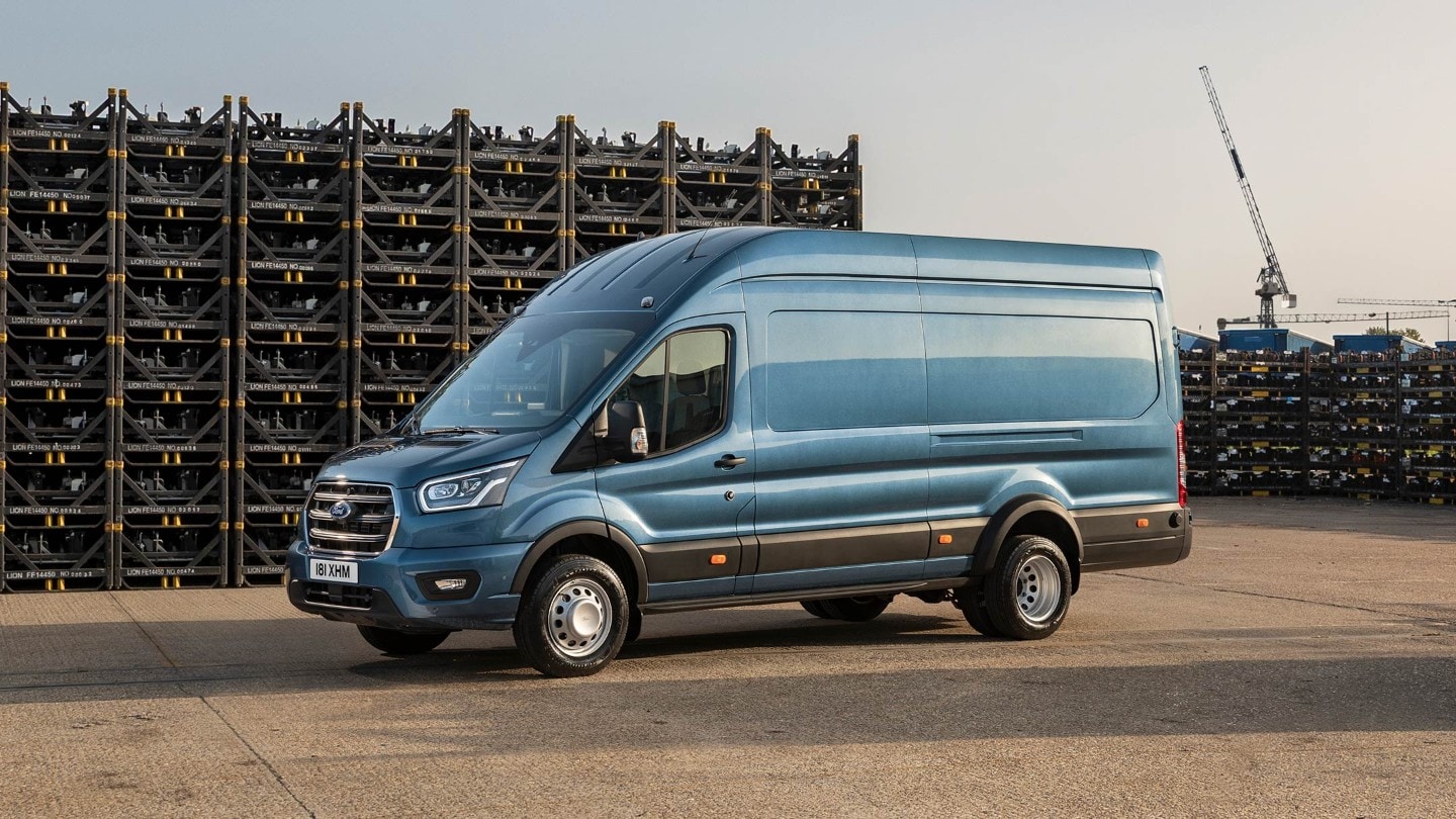 Ford Transit Van 5 tonne parked side view