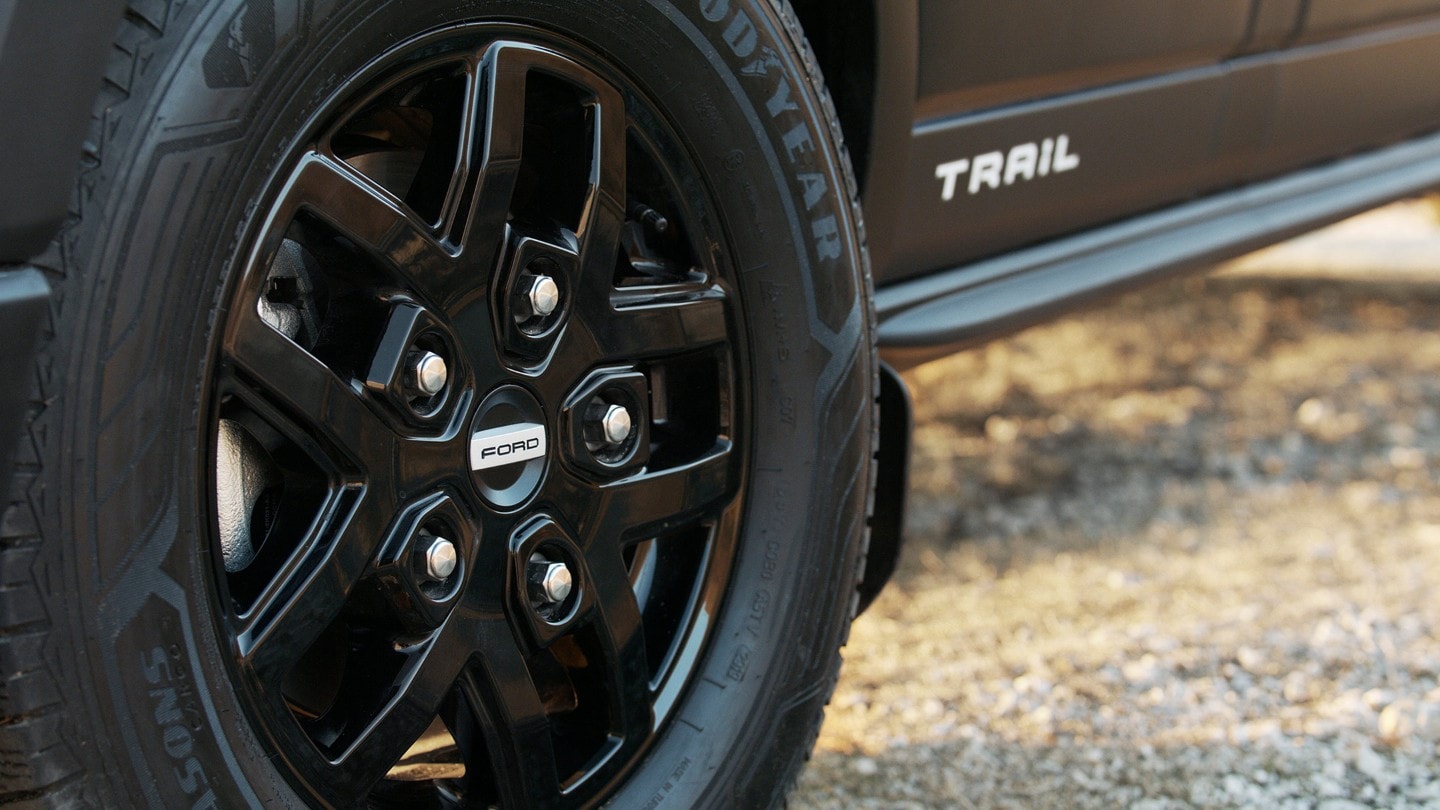 New Ford Transit Van Trail close up of alloy wheel