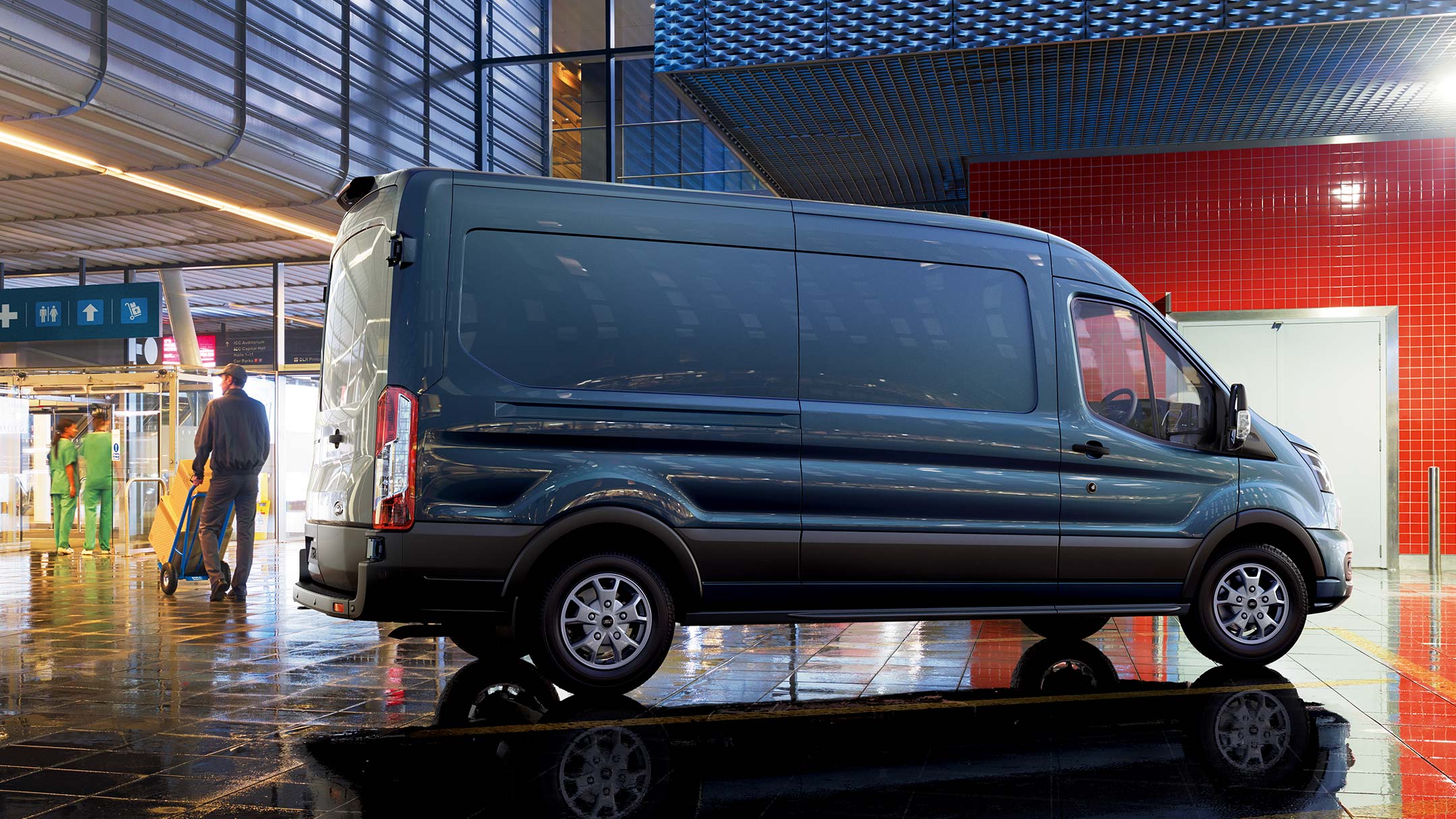 Ford E-Transit side view