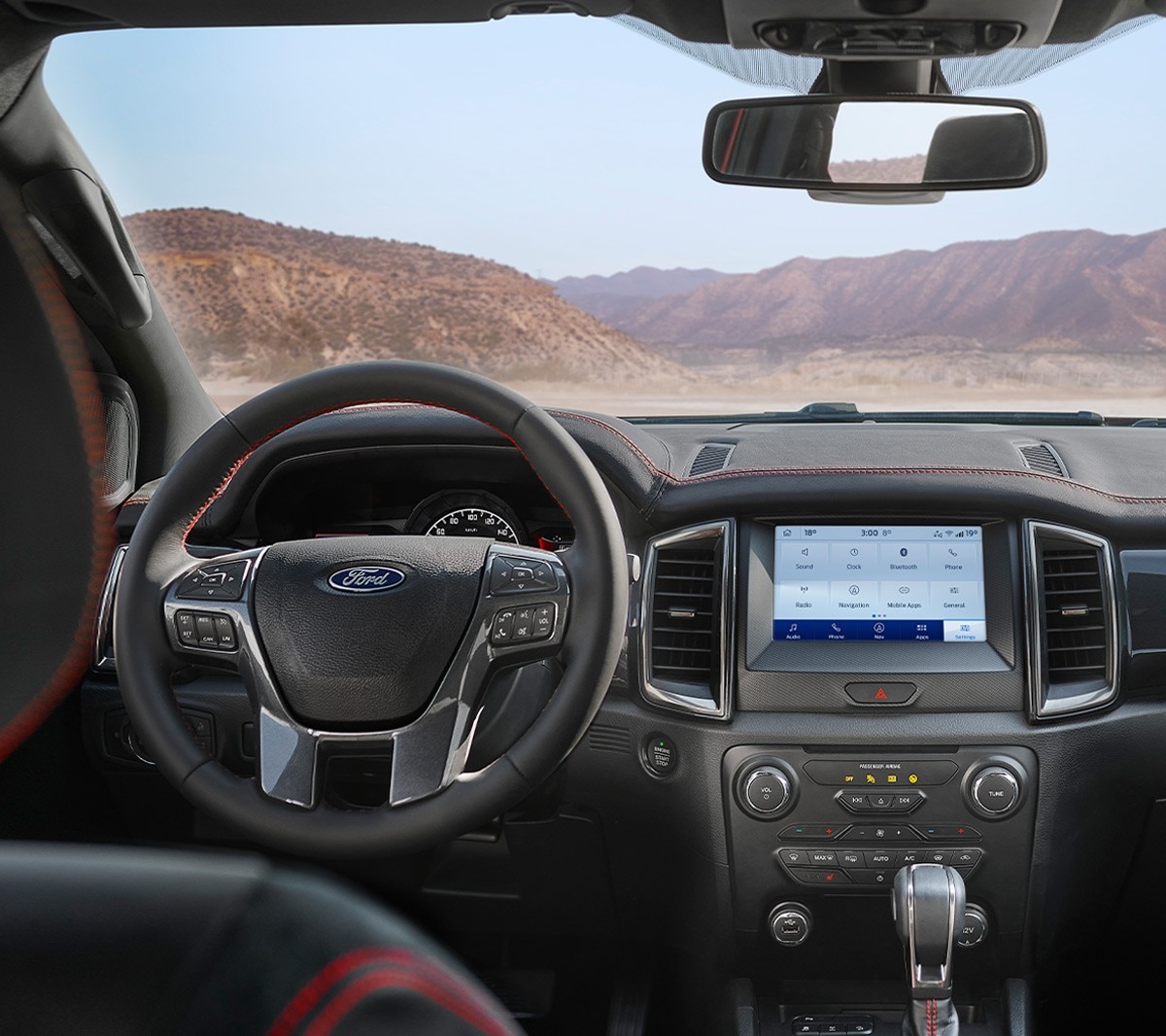 Ford Ranger Stormtrak interior view