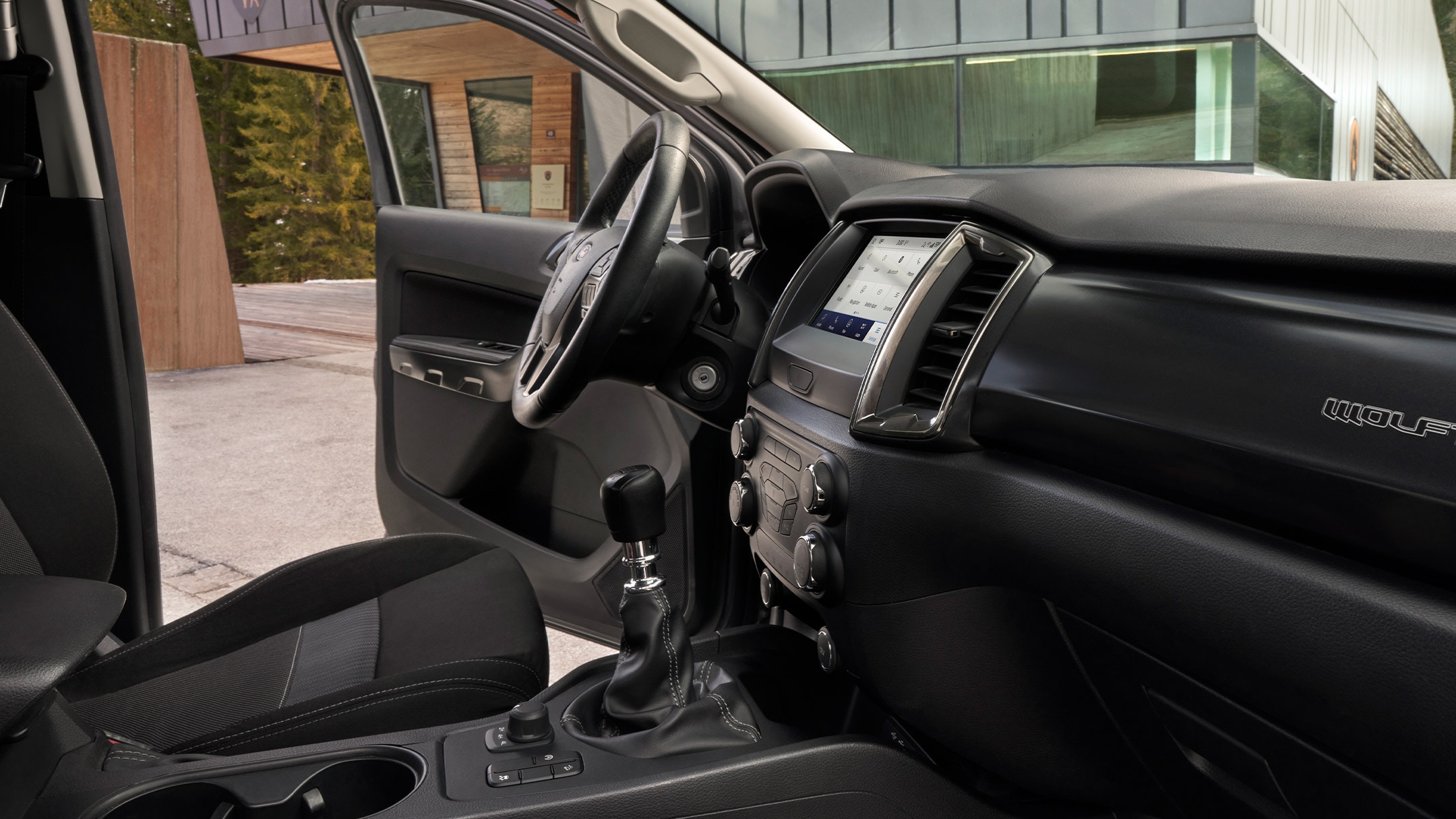 Ranger Wolftrak interior dashboard view