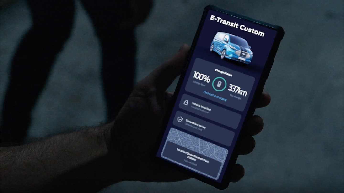 Ford Transit Custom Fordpass pro app