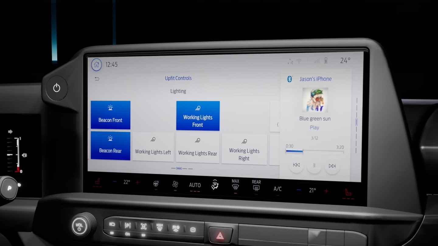 Ford Transit Custom integration system