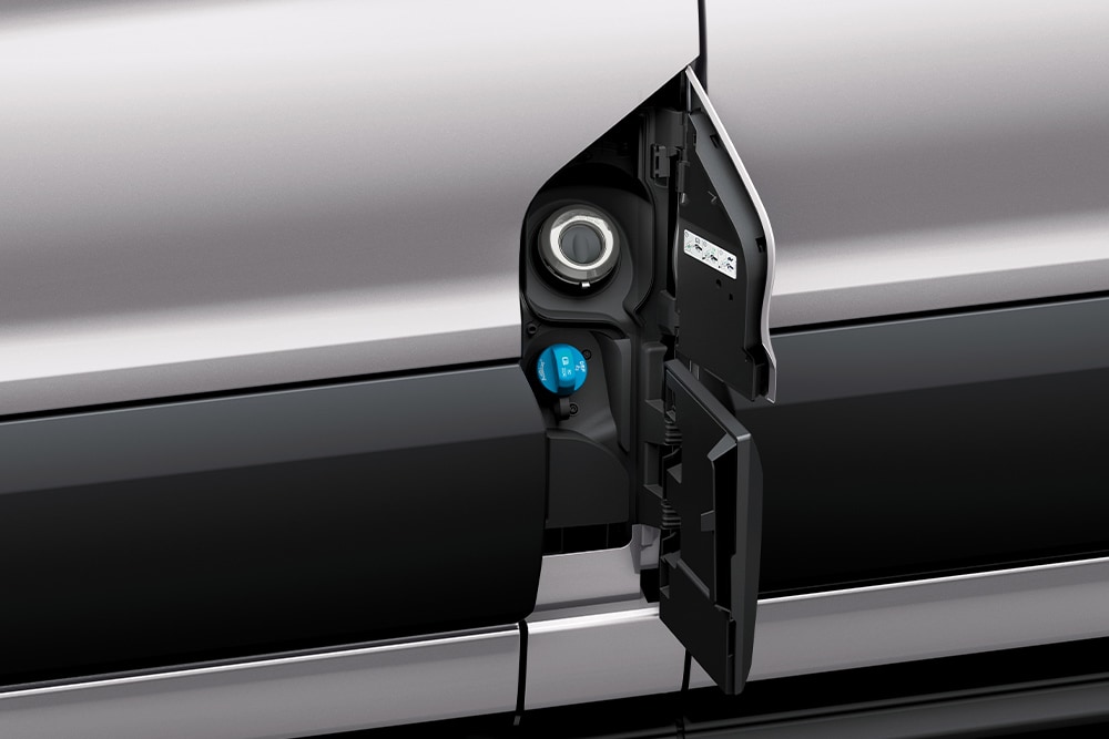 Sistem de umplere cu combustibil fără capac Ford Transit Kombi Easy Fuel.