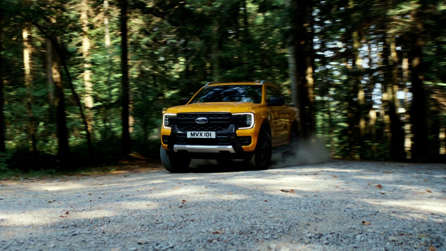 Noul Ford Ranger, ieșind din pădure