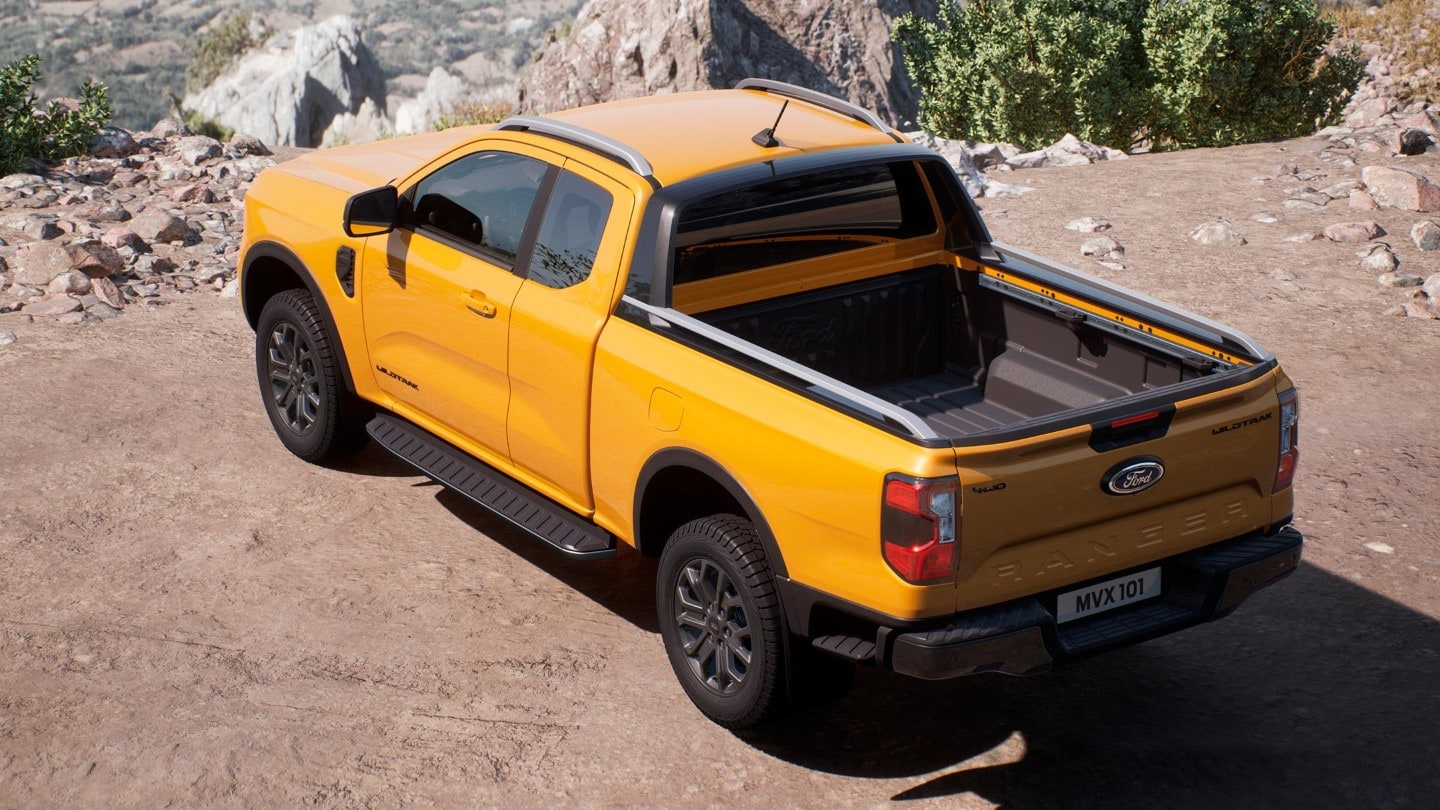 Noul Ford Ranger Wildtrak, vedere din spate 3/4