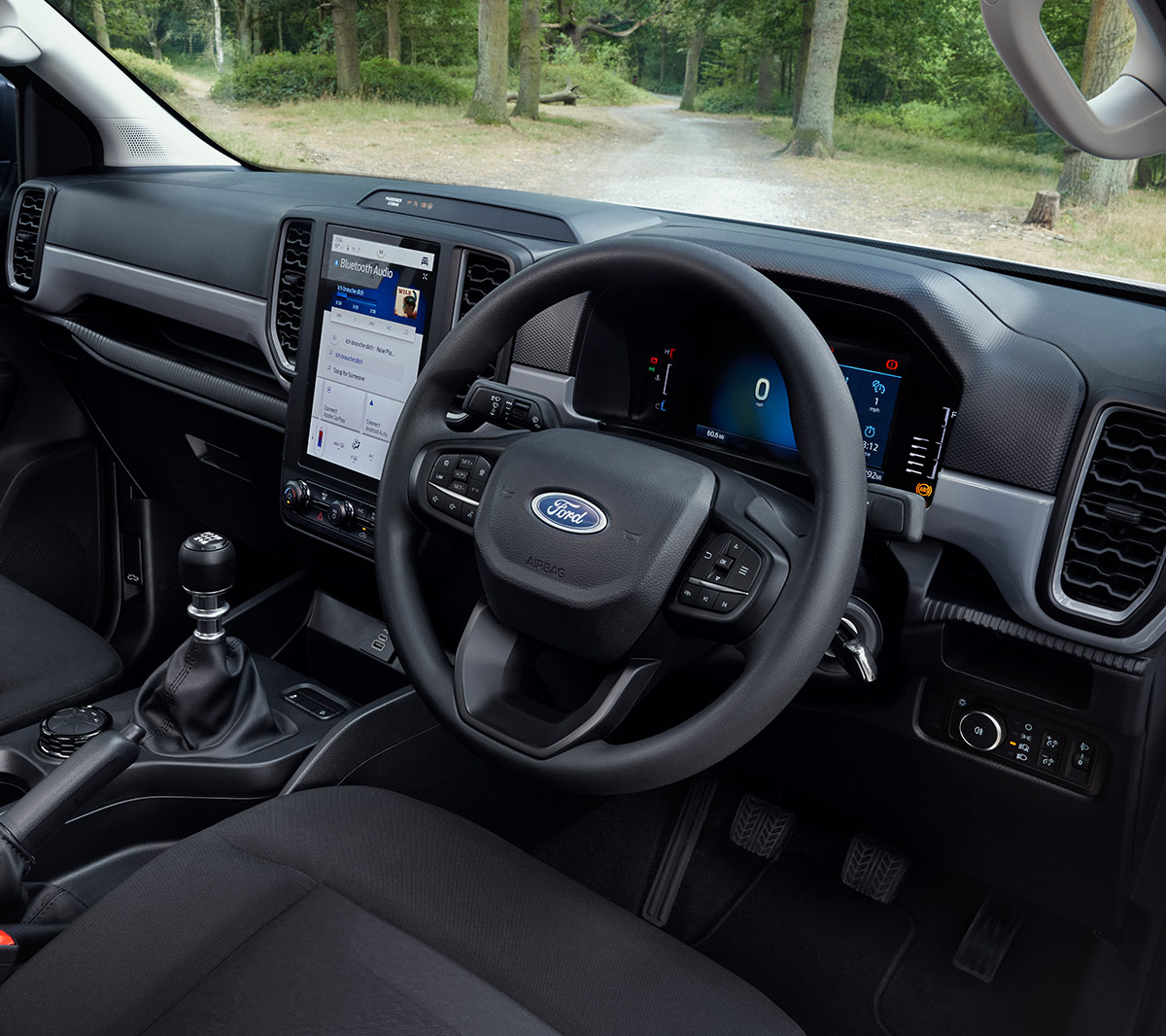 Noul Ford Ranger interior, vedere bord