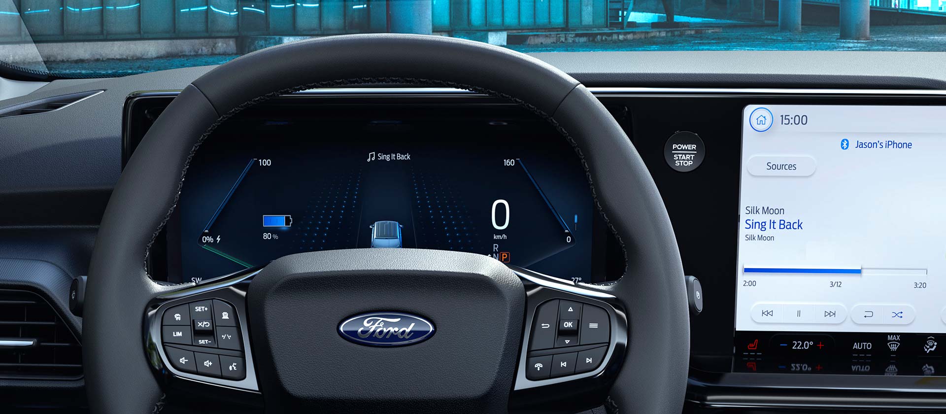 Ford E-Transit Courier - Display digital