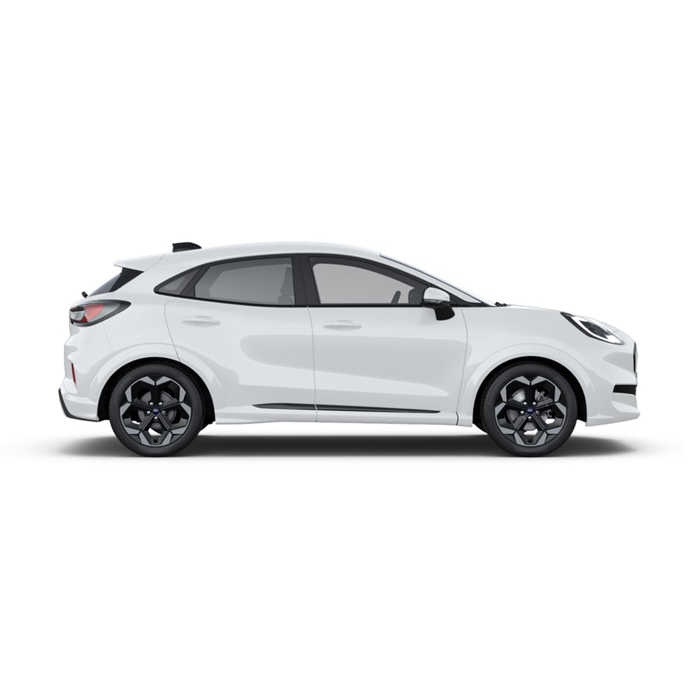 Un Ford Puma mHEV in culoarea Silver