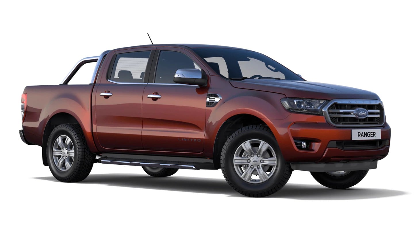 Ford Ranger Limited from 3/4 front angle